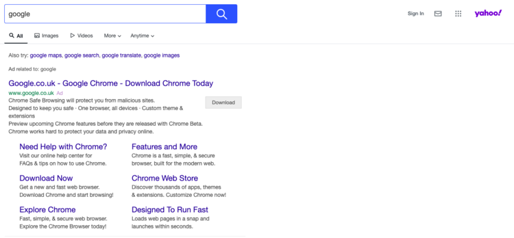 Pictured: how some people actually get to Google. I’ve seen it.